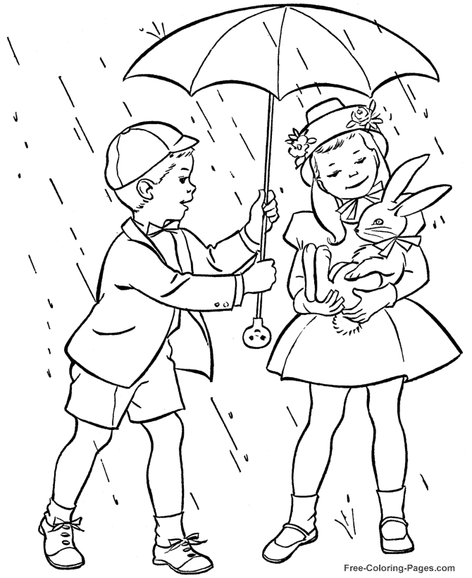 Spring Coloring Pictures - 23