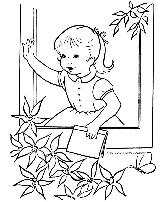 Spring Coloring Pages 28