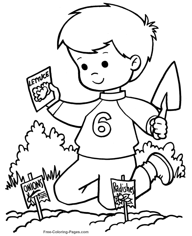 Printable Spring Coloring Pages - 02