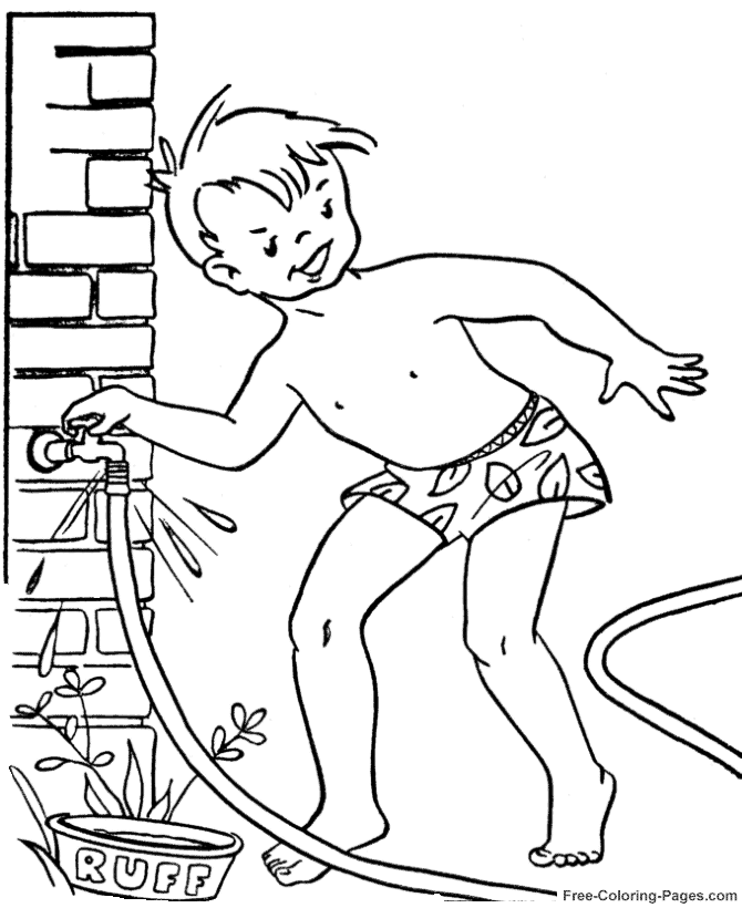 Summer Coloring Pages - Summer Fun
