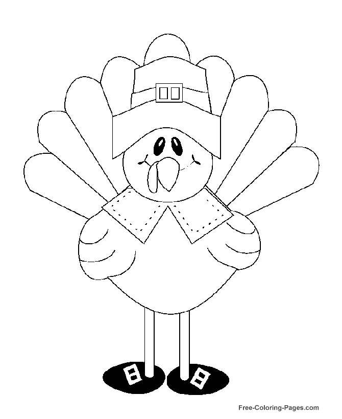 Printable Thanksgiving coloring pages 05