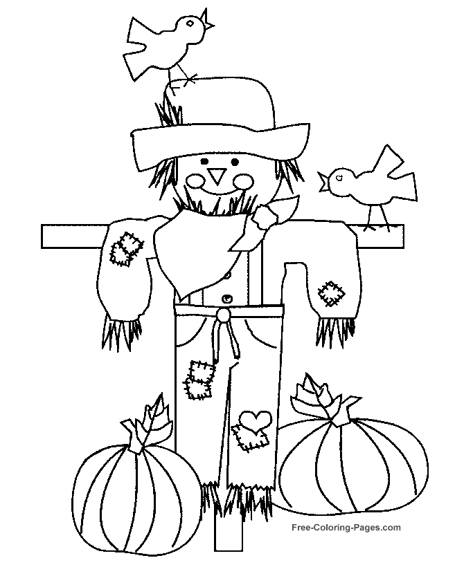Printable Thanksgiving coloring pages 12