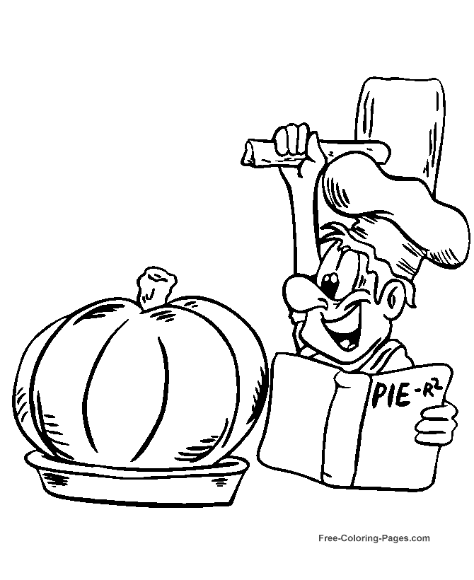 Printable Thanksgiving coloring pages 13