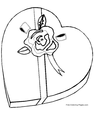 Valentine´s Day coloring pages