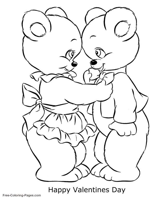 Valentine´s Day coloring pages - Be My Sweetie