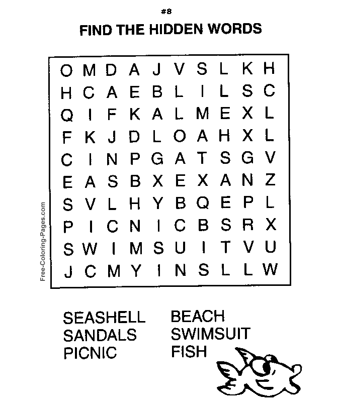 Print Free Word Puzzles