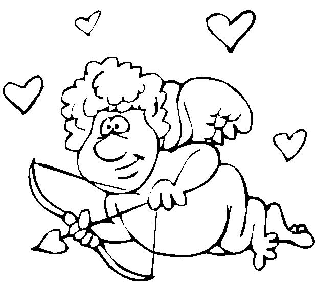 online Valentine´s Day coloring book